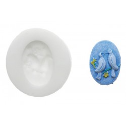 Birds in love SILICONE MOULD