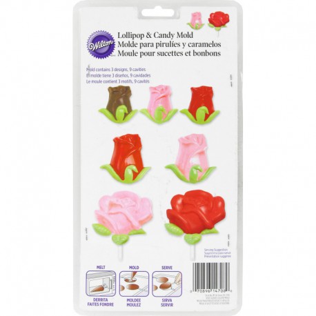ROSES&BUDS LOLLI MOLD