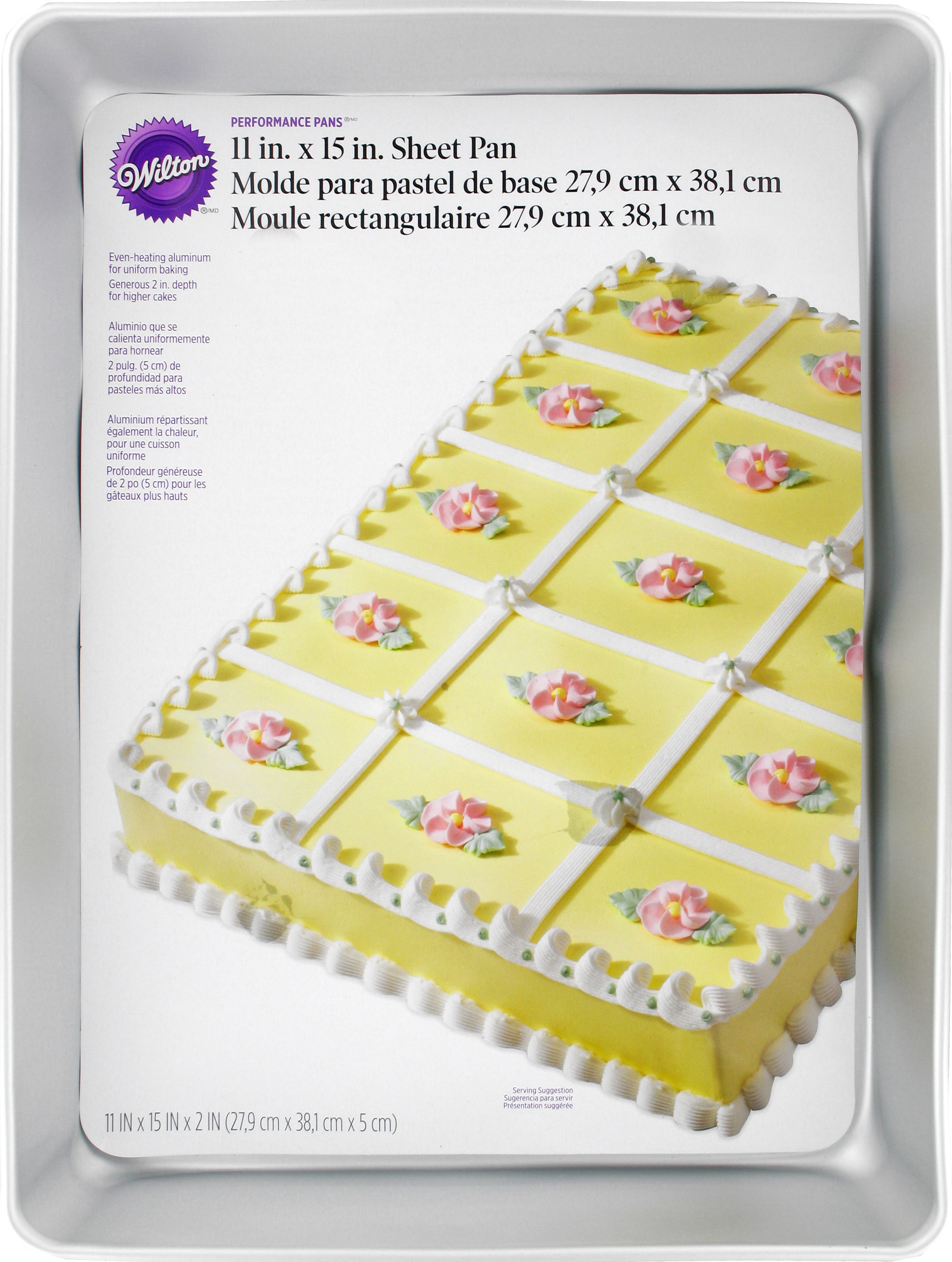 Wilton Bakeware 11 X15 Performance Cake Pan Sheet 2105-158 for sale online 