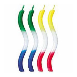 TRICOLOR CANDLES - RAINBOW