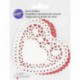 DOILY 4IN ASRTD RED WHTE 12CT