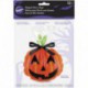 Set 12 pungi colorate de Halloween pentru ambalare, 15x23 cm, Wilton