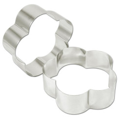Rings petal stainless steel 18 (ga) 8