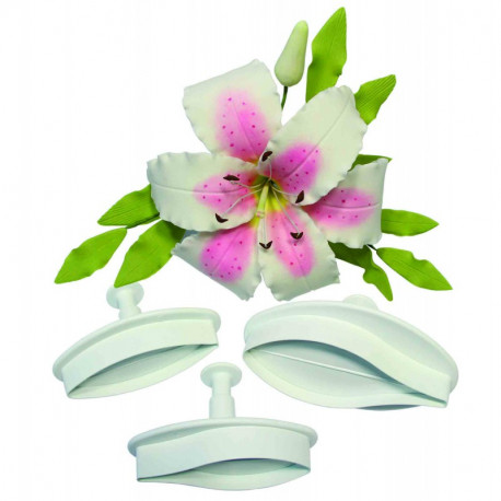 Small Veined Lily Plungers Set/2 (60mm)