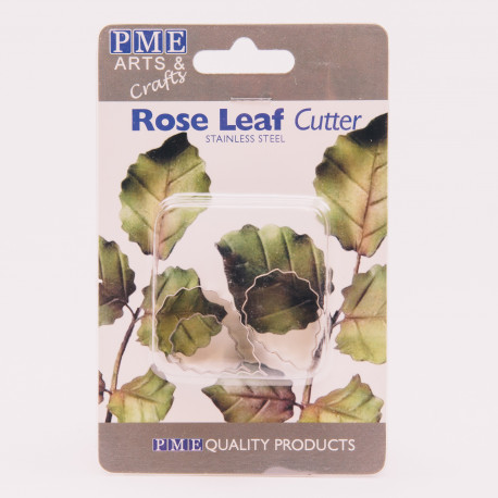 Rose Leaf Serrated Cutters Set/3