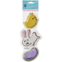Chick, Bunny and Jelly Bean Easter Cookie Cutter Set