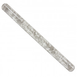 13' Impression Rolling Pin, 1' dia., Flowers and