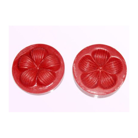 Silicone Veiner Mold, Blossom shape, 45mm x 22mm