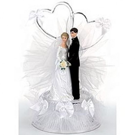 White Gown Topper Wilton Our Day Figurine,Blonde