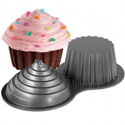 Óriás cupcake alakú acél sütőforma, Wilton