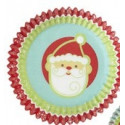 Snowflake Wishes Santa Standard Baking Cups 75 PK
