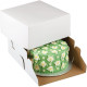 CAKE BOX CORRUGATE 10X10X5 2CT