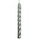 Silver Twist Candles W/ Holders Pk/10