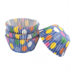 BAKING CUPS DAZZLING DOTS 50 CT
