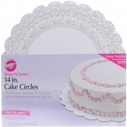 14 IN (35.6 CM) SHOW 'N SERVE CIRCLES 6 COUNT