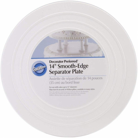 SMOOTH EDGE SEP PLATE 14IN