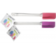 SMALL SILICONE SPATULA 250 MM PINK WITH BAND