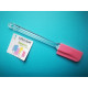 SMALL SILICONE SPATULA 250 MM PINK WITH BAND