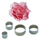 Briar Rose Flower Petal Cutters Set/4