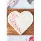3-INCH HEART DISPOSABLE BAKEWARE