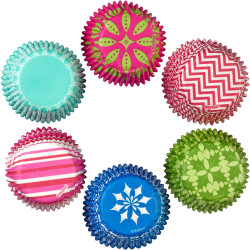 Assorted Holiday Mini Baking Cups