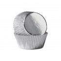 Silver Mini Baking Cups 45pk