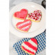 Nylon Cutter Set, Boxed, Fluted Heart, 7 pc set