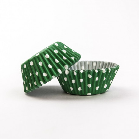 Green Polka Dots Std Cups Pk60