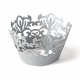 PME Holly Cupcake Wrappers Silver 12pk