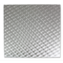 Ezüst négyzet alakú karton tortaalátét, 25.4 cm, PME