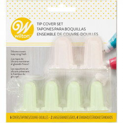 6PC SILICONE TIP COVER SET