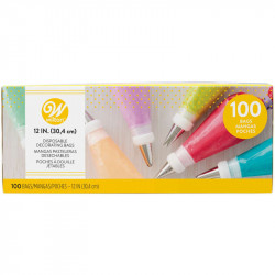 12 Inch Disposable Pastry Bags, 100 Count