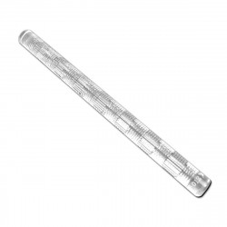 13' Impression Rolling Pin, 1' dia., Checker Grid?Â??