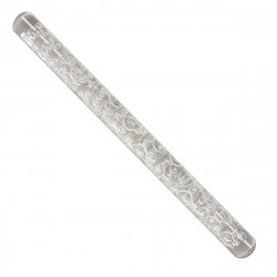 13' Impression Rolling Pin, 1' dia., Tulips