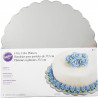 14 IN SILVER CAKE PLATTERS