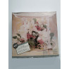 CRYSTAL-LOOK 17 IN. PLATE SET: (2 17" PLATES & 4 13.75" PILLARS)