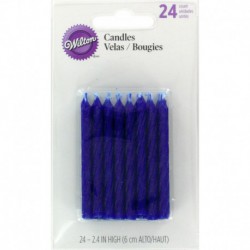 24/PK BDAY CANDLES BLU
