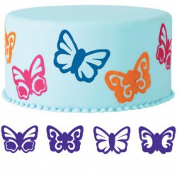 4PC BUTTERFLY STAMP SET