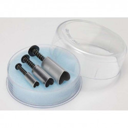 Aluminum Plunger Cutter Set, 3 Piece Heart 1/4