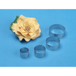 Briar Rose Flower Petal Cutters Set/4