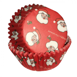 Christmas Santa Standard Baking Cases Pk/60