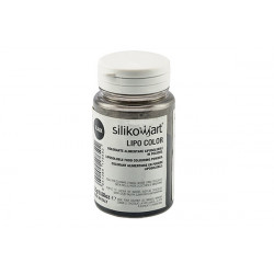 Fekete por alapú csokoládé ételfesték, 25g, Silikomart
