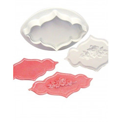 Creative Plaque Rose Spray & Plain Med