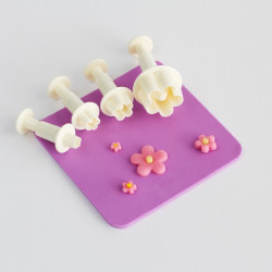 Flower Blossom Plunger Cutter Set 4