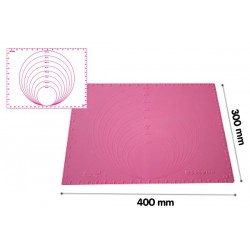 FUCHSIA SILICONE PRECISION MAT 30 CM X 40 CM