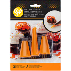 HALLOWEEN CUPCAKE DECORATING SET, 11-PIECE