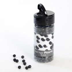 Large Sugar Pearls -Black