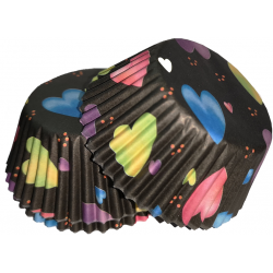 Midnight Romance Baking Cups Std