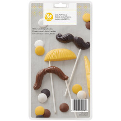 MUSTACHE LOLLI MOLD