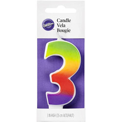 NUMERAL 3 RAINBOW